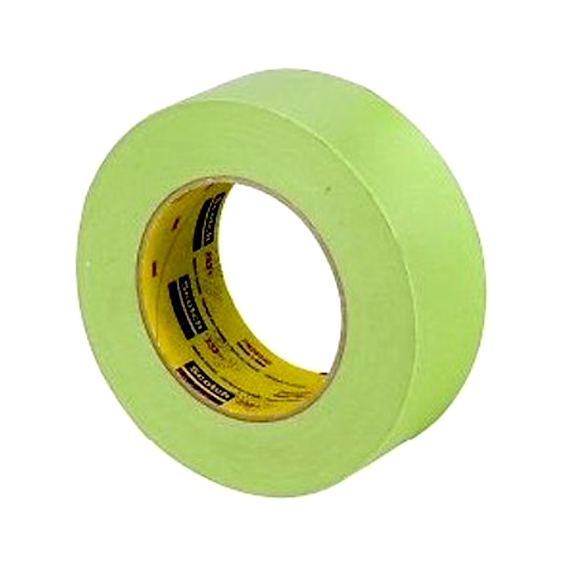 Scotch® Performance Green Masking Tape 233 48 Mm Width 1 9 Inches 26340 12 Rolls Case All