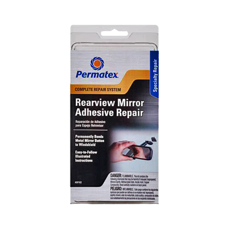 Permatex 81840 Professional Strength Extreme Rearview Mirror Adhesive Pack  of 2